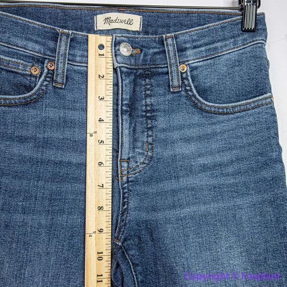 NEW Madewell Tall 9" Mid-Rise Skinny‎ Jeans in Heathfield Wash, 25T - Picture 7 of 16